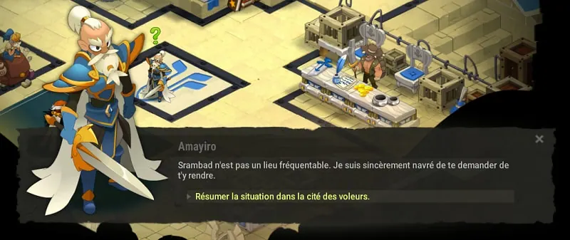quête À l'ombre des murs dofus