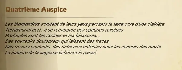 Les Auspices d'Aerafal dofus