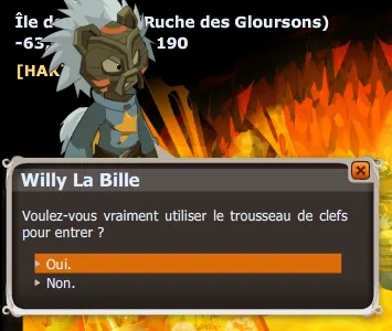 quête Porte Glourséleste trésor