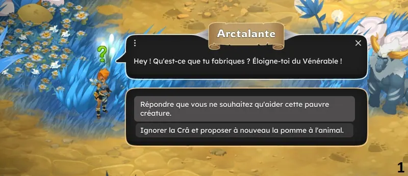 quête Devoir de réserve dofus