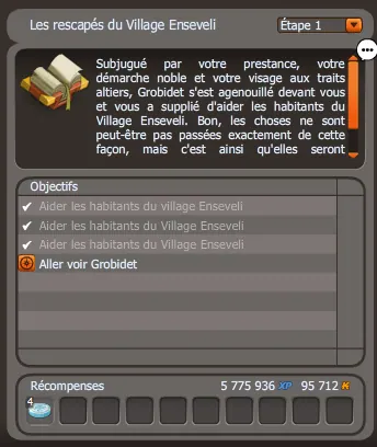 Les rescapés du Village Enseveli