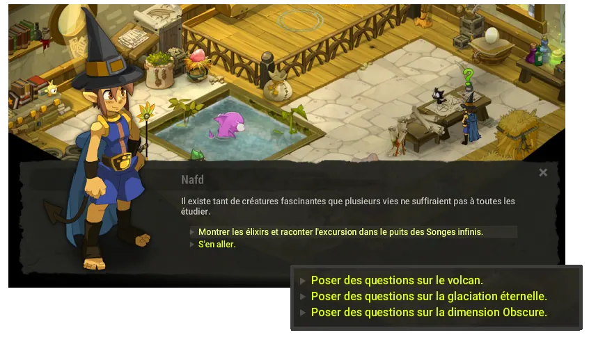 quête Les animaux fantastiques dofus