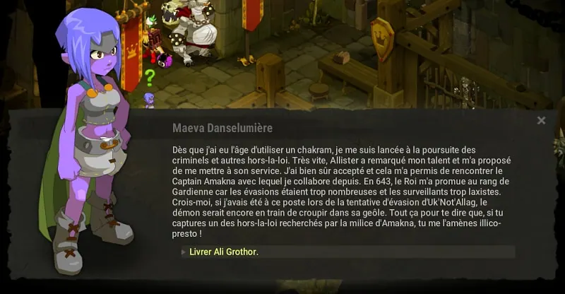 Avis de recherche Ali Grothor dofus
