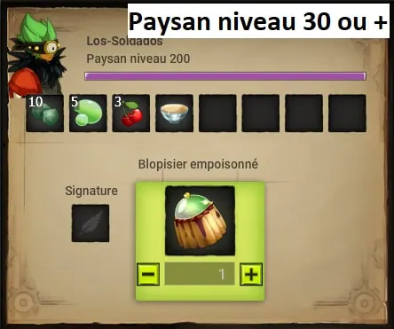 quête Manière forte
