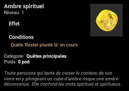 quête Rester planté là dofus