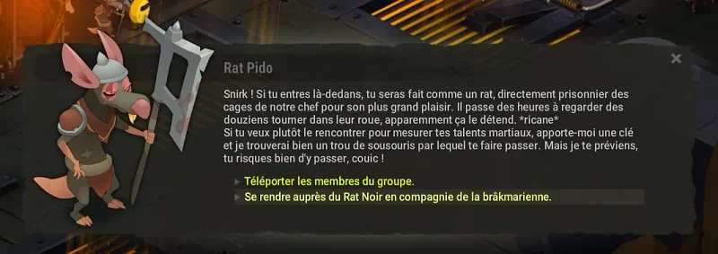 quête Fait comme un rat dofus