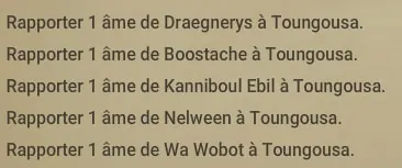 quête Le voleur d'âmes