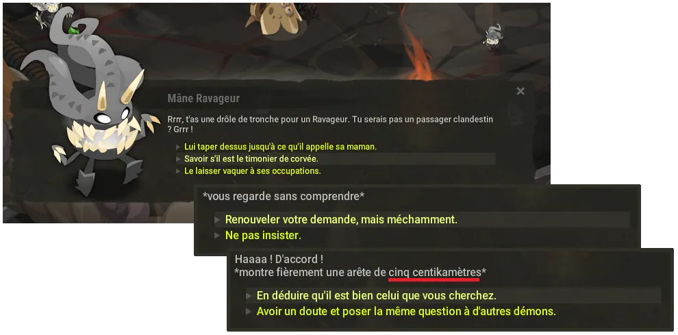 quête Descendre aux cendres