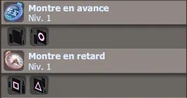 montre en avance et en retard dofus