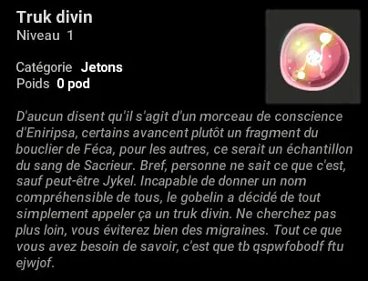 quête L'éternelle moisson