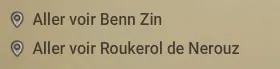 quête Je panse donc j'essuie
