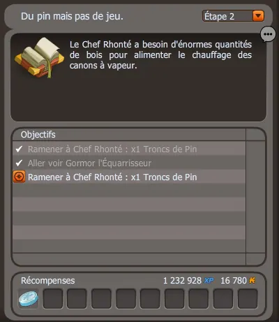 Faire le tas de pin