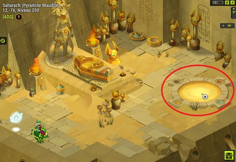 quête Le secret de la pyramide