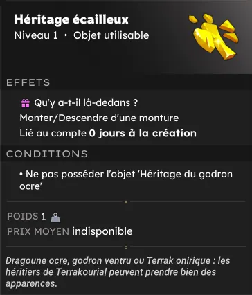 Saison Ocre dofus souvenir