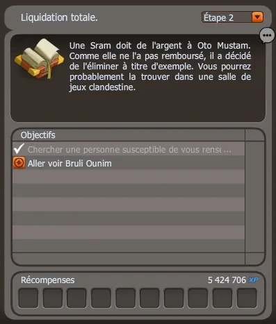 quête Légitime défense