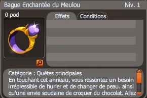 bague enchantée du meulou