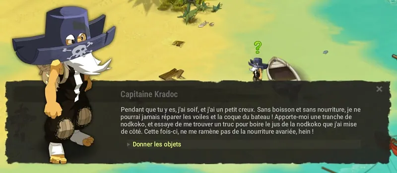 quête L'île des naufragés dofus