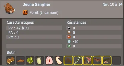 Service commandé : Crabes et Sanglier