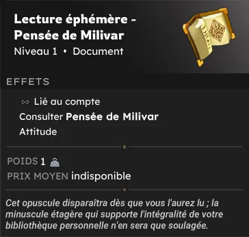 quête Chasse au trésor de Milivar dofus