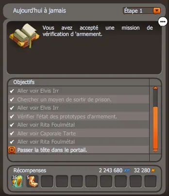 Aujourd'hui à jamais dofus