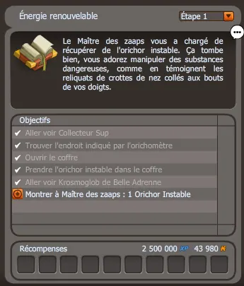 Énergie renouvelable dofus