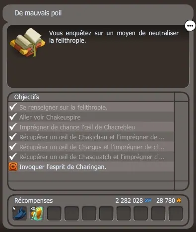 quête De mauvais poil