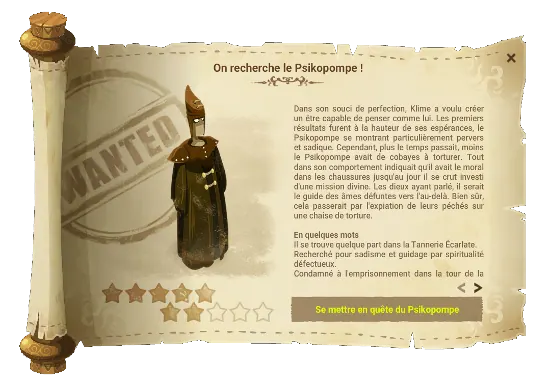 Avis de recherche Psikopompe