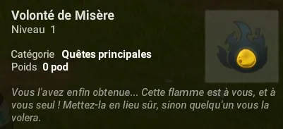 quête Les quatre volontés