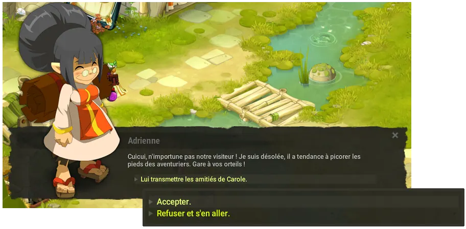 quête Cognez avant d'entrer