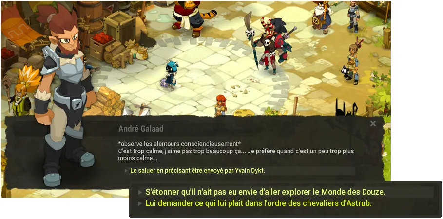La routine anodine du chevalier citadin