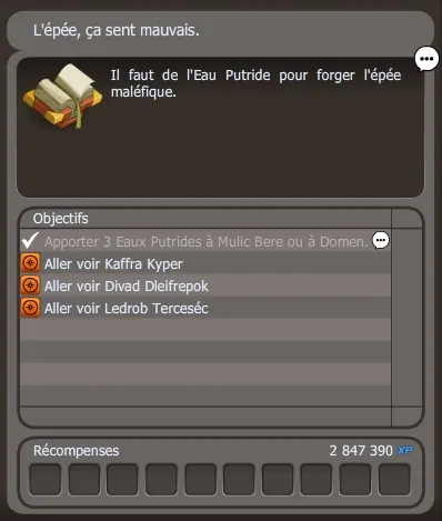 L'épée ça sent mauvais