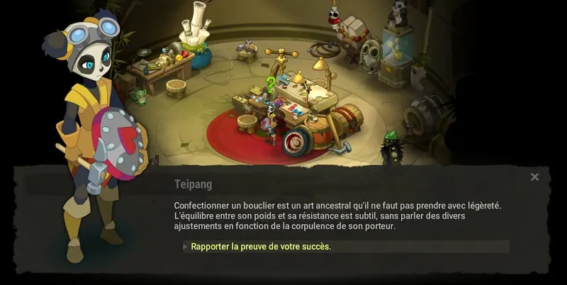 quête Sankwa Voie du bouclier