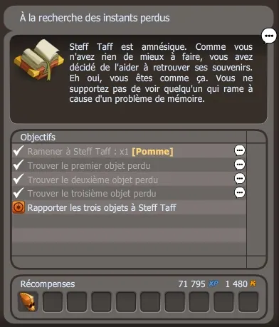 À la recherche des instants perdus