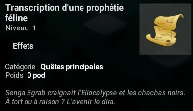 quête L'avis de la Mort