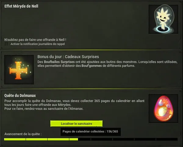 tri bonus almanax