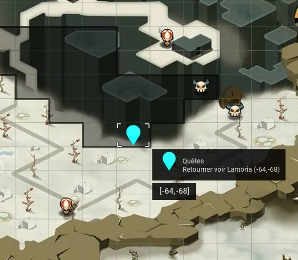 quête Lâches de glace dofus