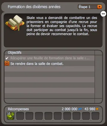 Formation des septièmes années