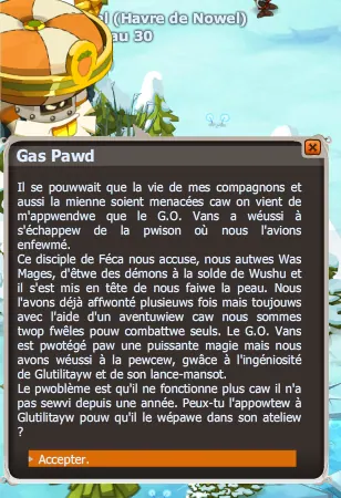 quête L’Étoile des Was Mages