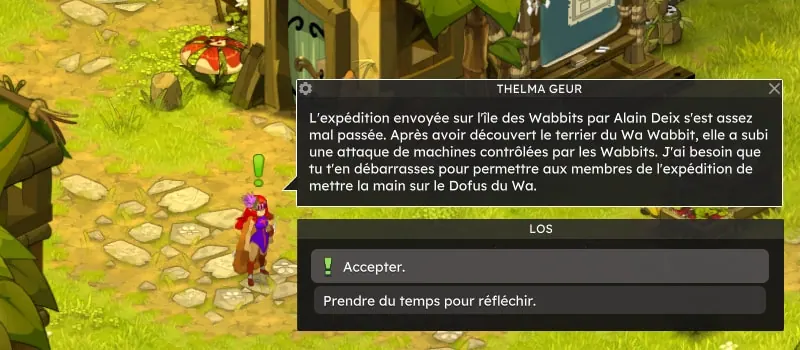 quête Un défilé de Wobots