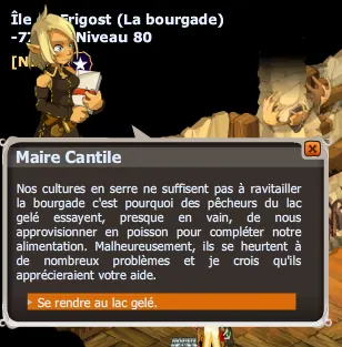 L'essentiel est dans le lac gelé dofus