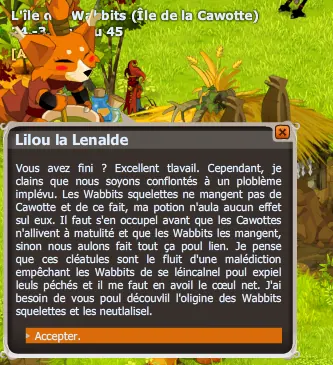 Il y a un os de Wabbit