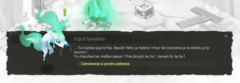 quête Quand les esprits s'échauffent