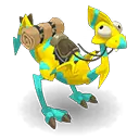 Dragodinde Dorée et Turquoise