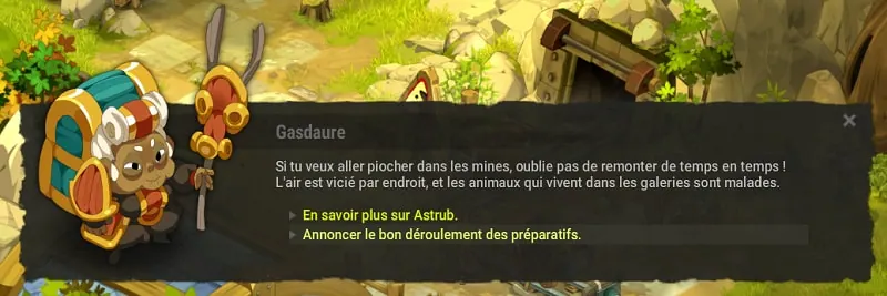 quête La fête de la chocopépite dofus