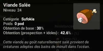 quête Chasser c'est votre métier viande salée