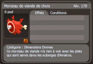 morceau de viande de choix