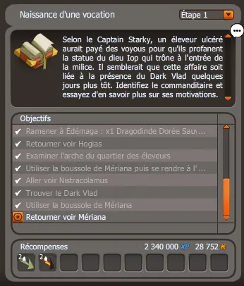 Naissance d'une vocation