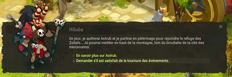 quête Zobal Hibaba et les 40 Roublards dofus