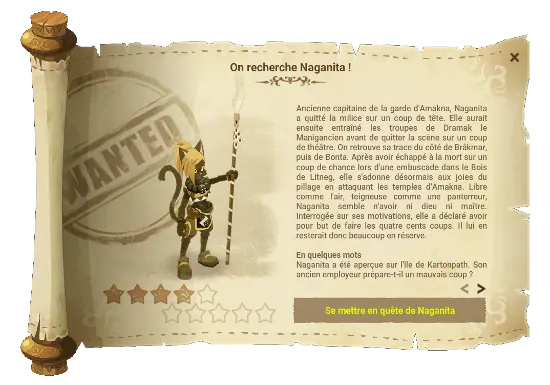 Avis de recherche Naganita