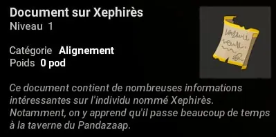 document sur xephirès